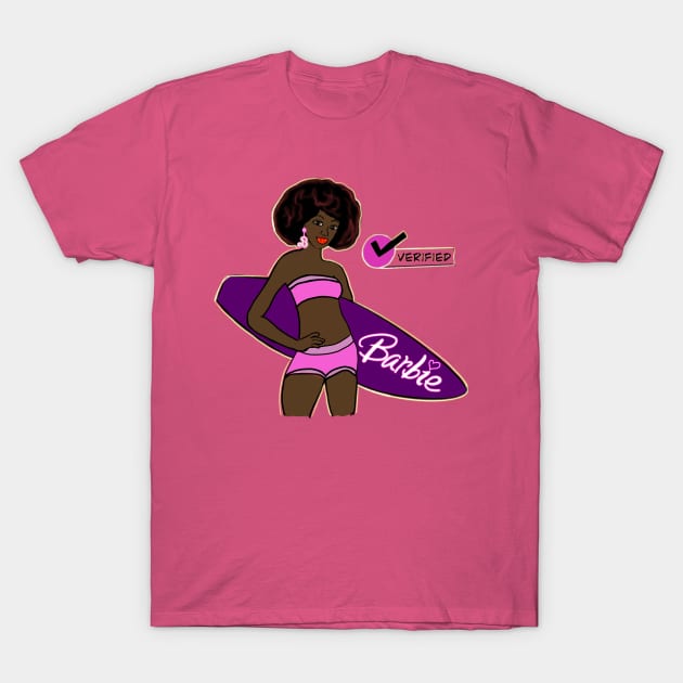 Verified Black Barbie T-Shirt by byEstherReid